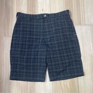 Under Armour Black and Gray Flat Front Shorts Classic Design